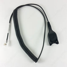 Load image into Gallery viewer, 005365 Sennheiser CSDT 08 easy disconnect coiled headset cable RJ-9 plug - ArtAudioParts
