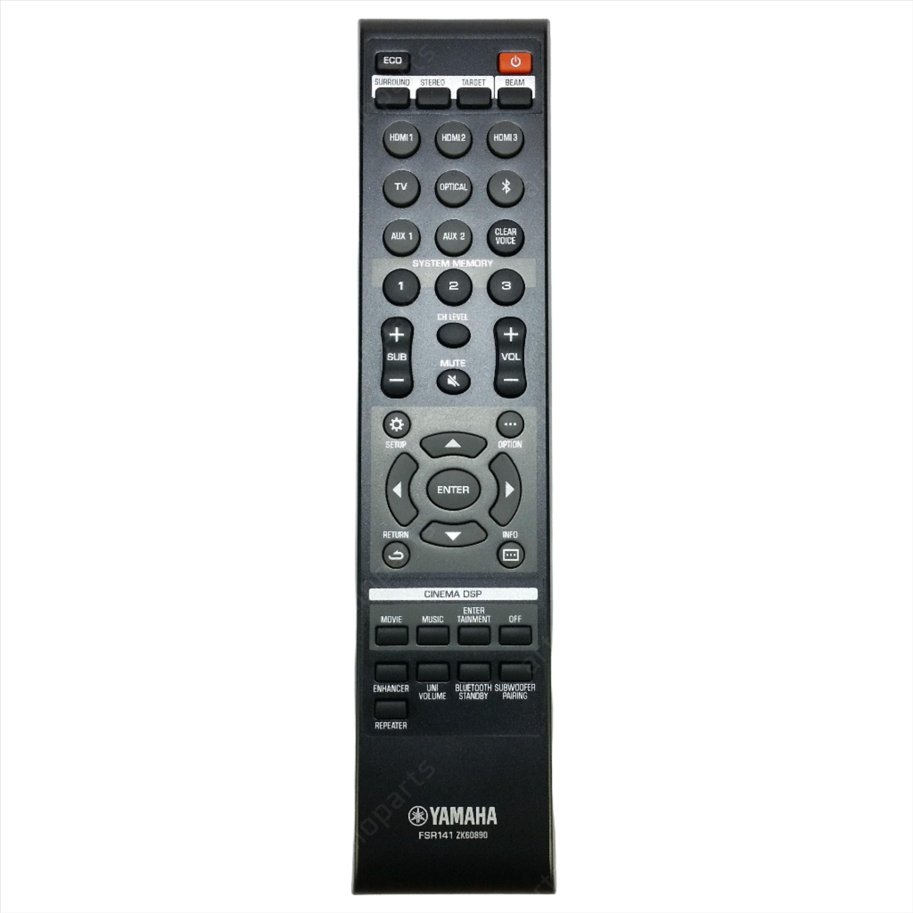 Remote control FSR141 for Yamaha YSP-2500 HTY-250 sound bar