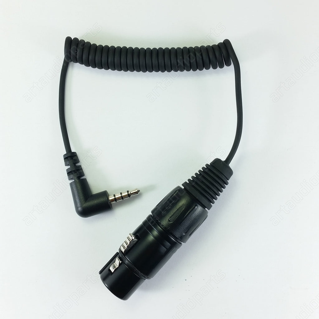 KA600i Σύντομο τυλιγμένο καλώδιο μικροφώνου XLR3F σε υποδοχή iPad 3,5 mm για Sennheiser MKE600