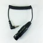 KA600i Σύντομο τυλιγμένο καλώδιο μικροφώνου XLR3F σε υποδοχή iPad 3,5 mm για Sennheiser MKE600