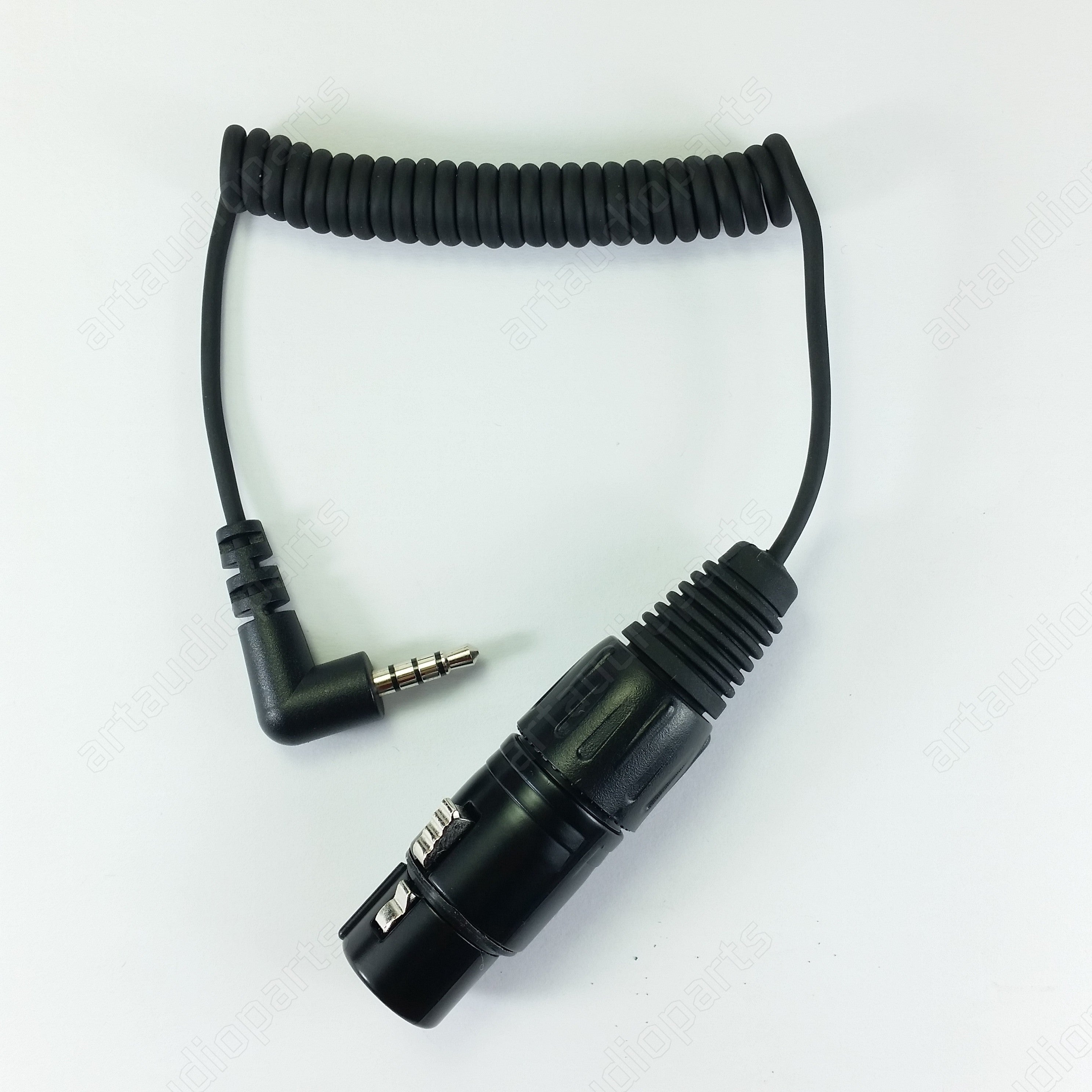 KA600i Σύντομο τυλιγμένο καλώδιο μικροφώνου XLR3F σε υποδοχή iPad 3,5 mm για Sennheiser MKE600