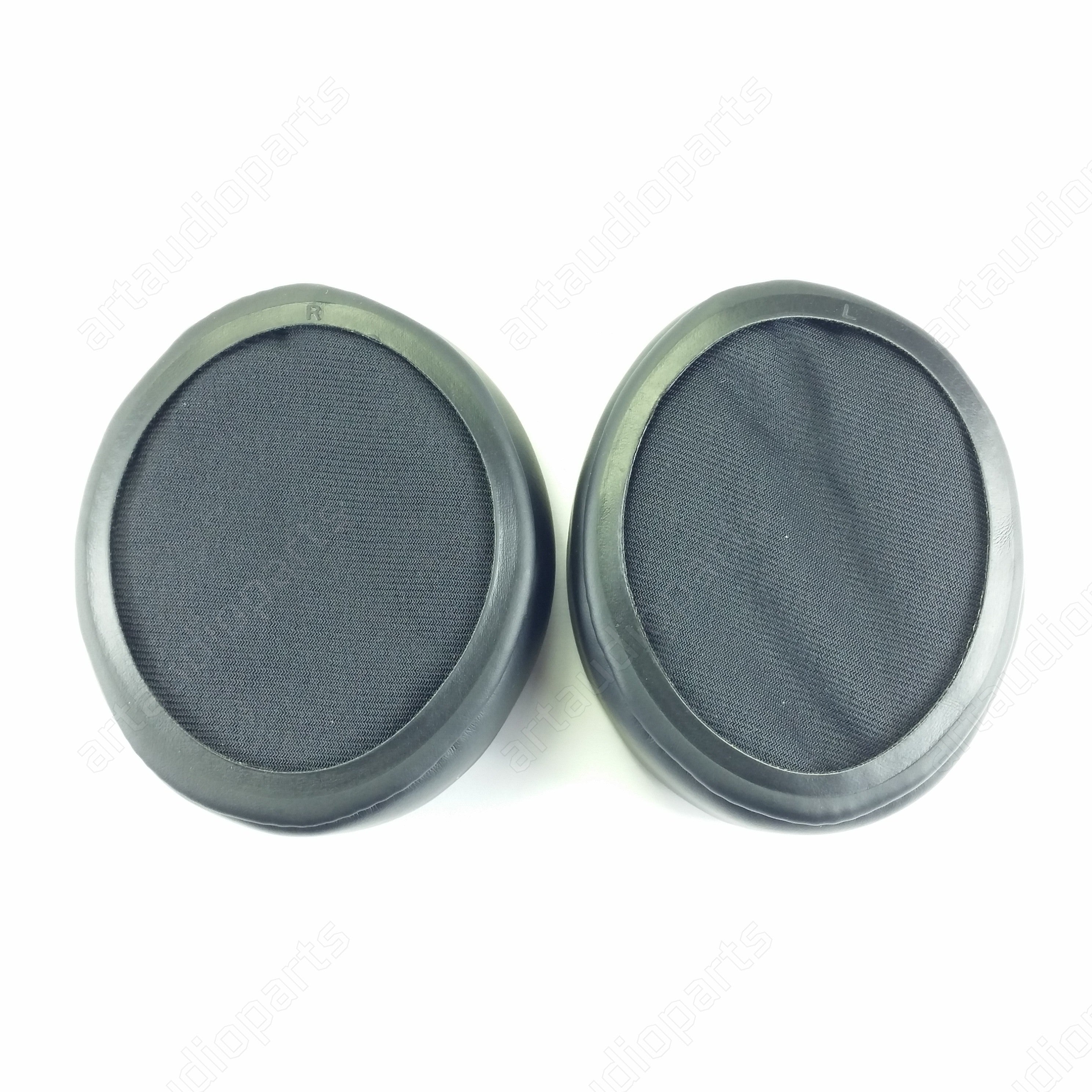 Oreillettes en simili cuir noires (1 paire) pour les écouteurs Sennheiser HD4.20 HD4.30 HD4.40