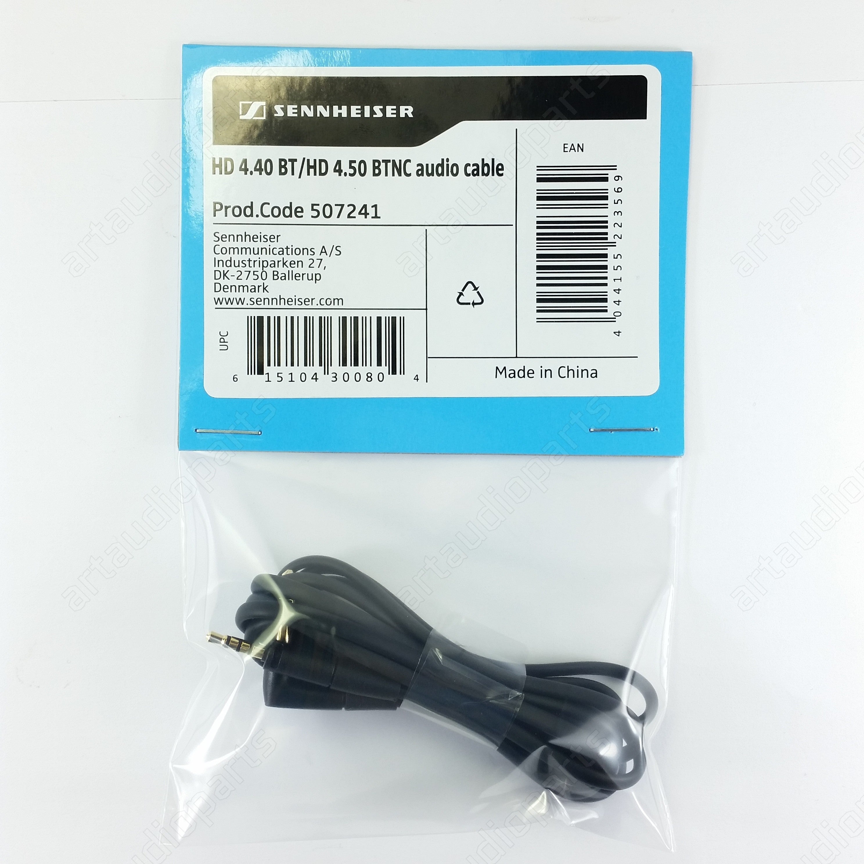 Replacement audio cable for Sennheiser headphones HD 4.50BT HD 4.50 BTNC