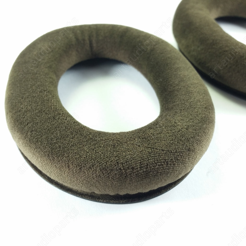 Braune Velour-Ohrpolster 1 Paar für Sennheiser Kopfhörer HD599