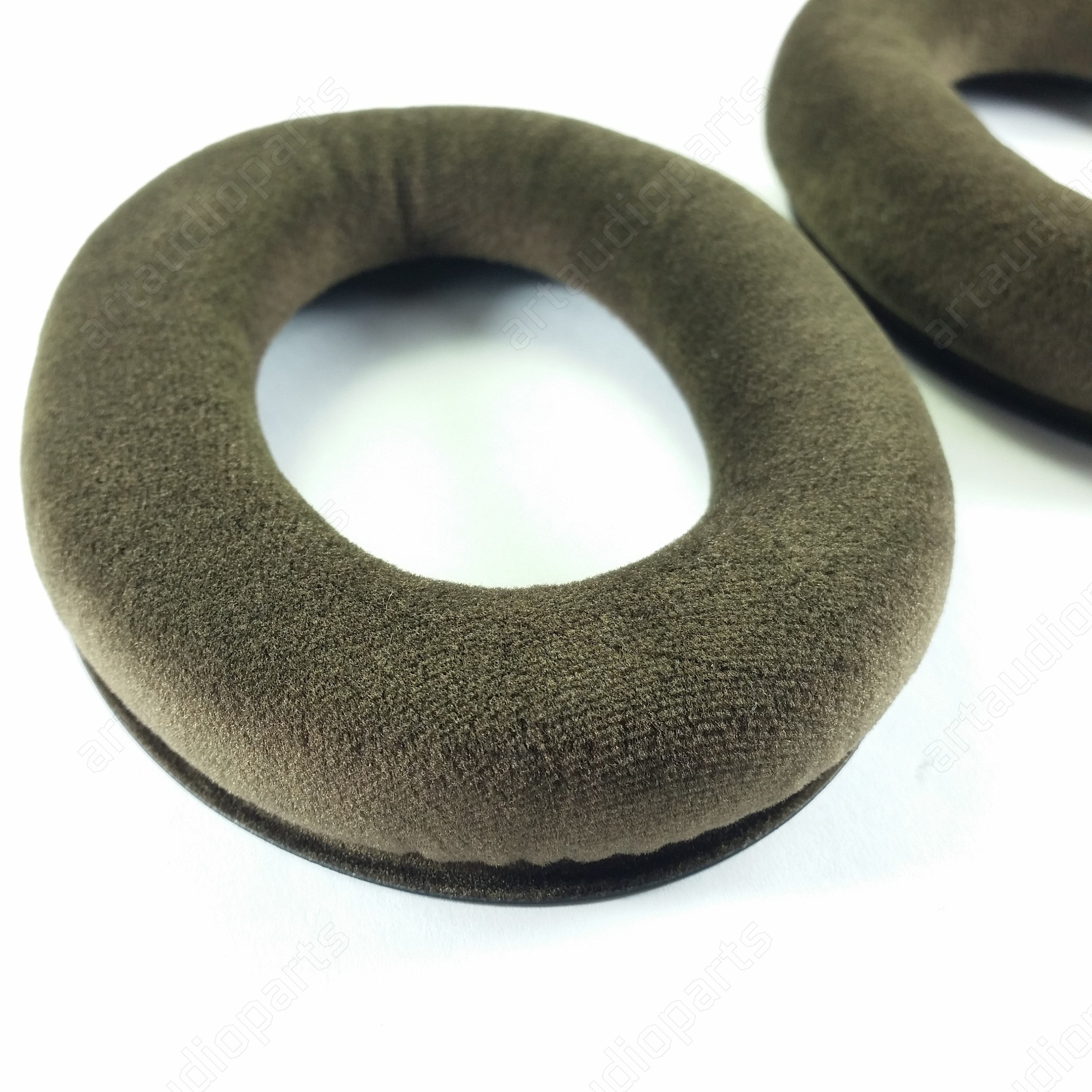 Brown Velour Earpads 1 Pair for Sennheiser headphones HD-599