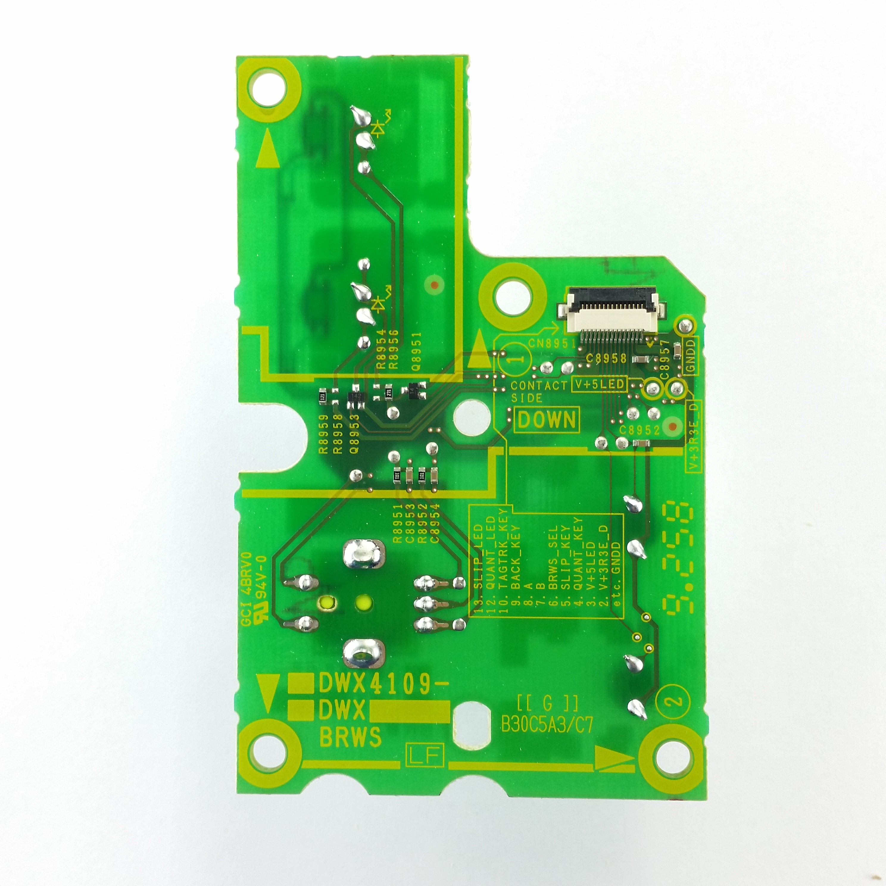 Carte de circuit d'encodeur de navigation BRWS pour Pioneer DDJ-1000 DDJ-1000SRT
