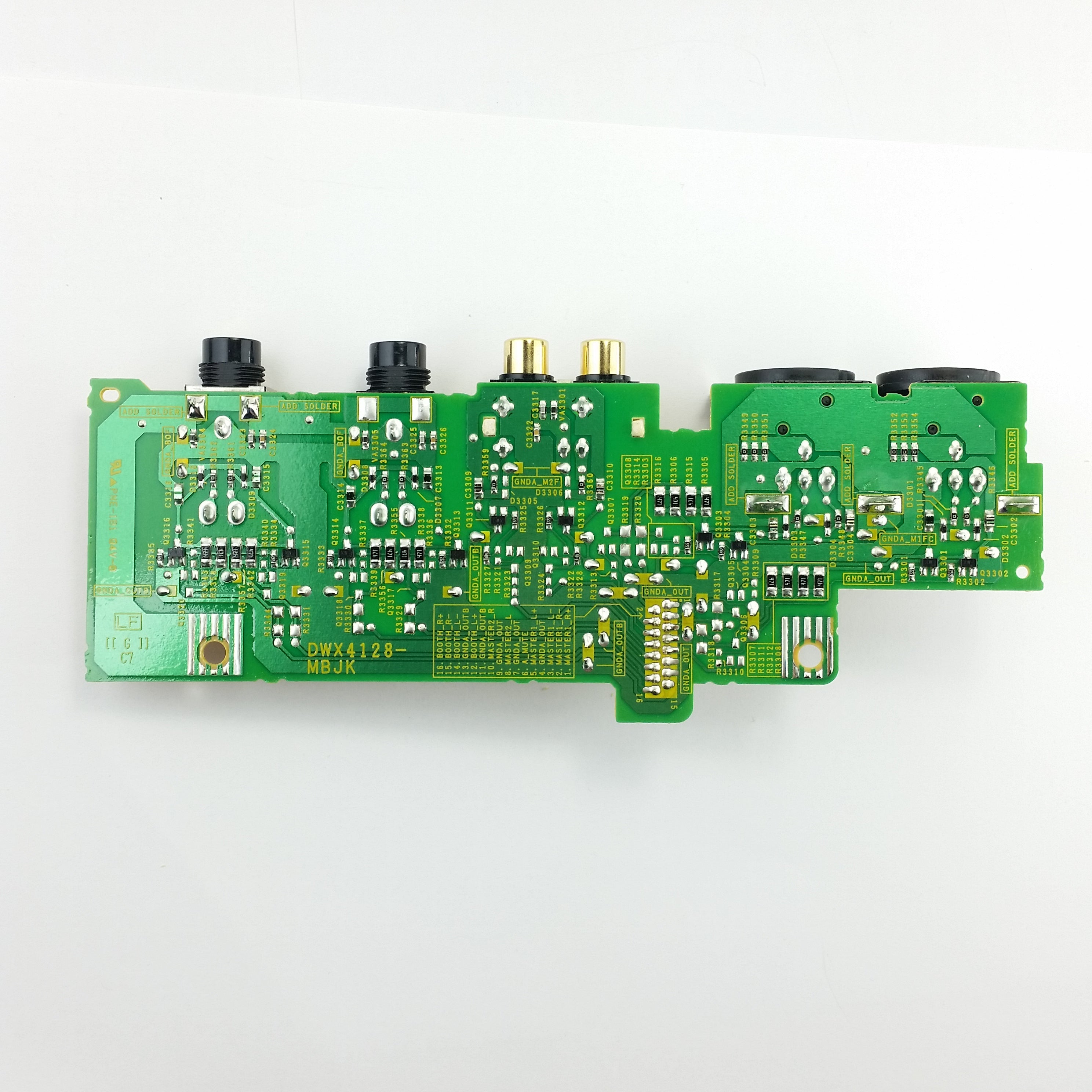 Carte de circuit imprimé du jack XLR RCA de sortie maître pour Pioneer DDJ-SR2