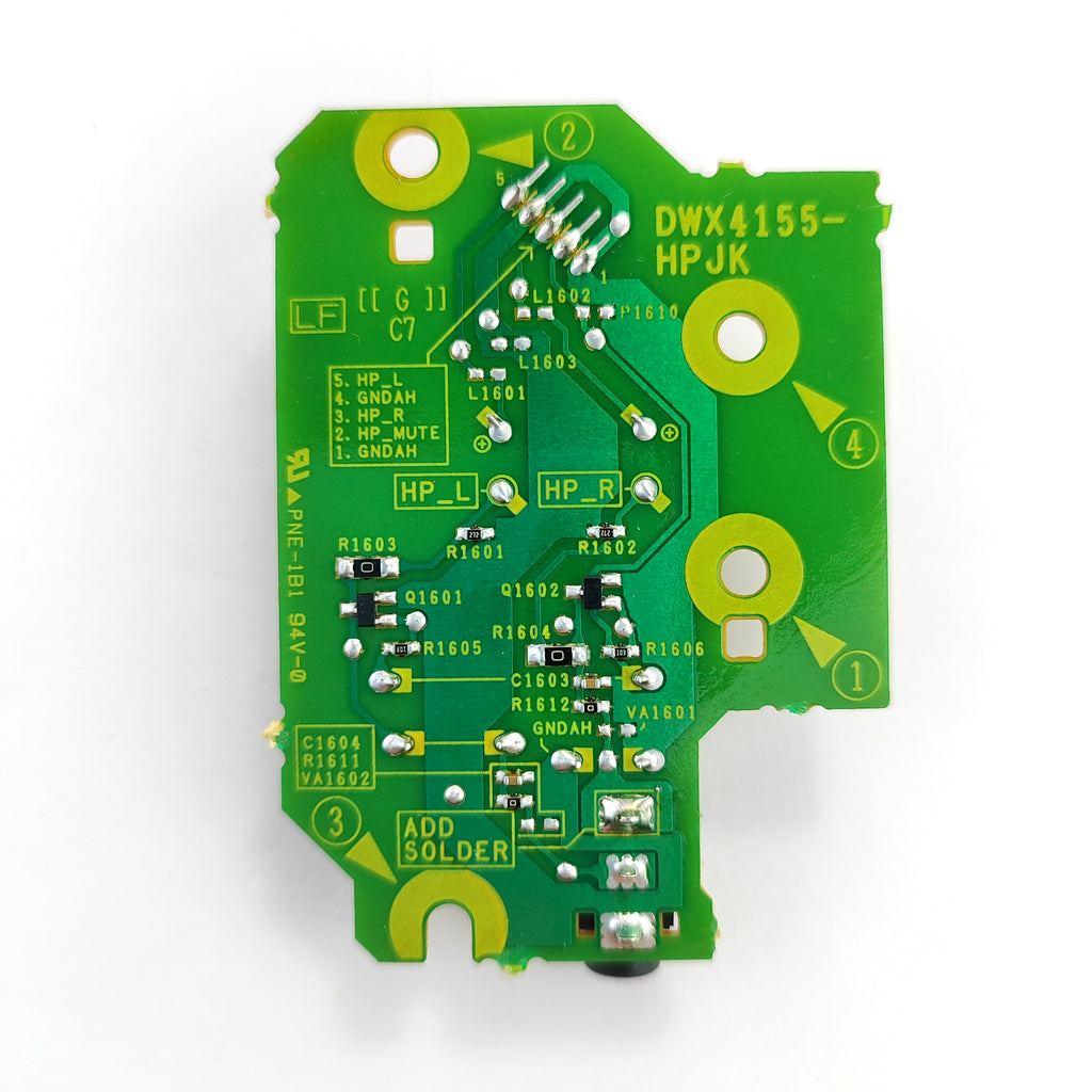 DWX4155 Headphone jack circuit board pcb HPJK for Pioneer DDJ-400 controller