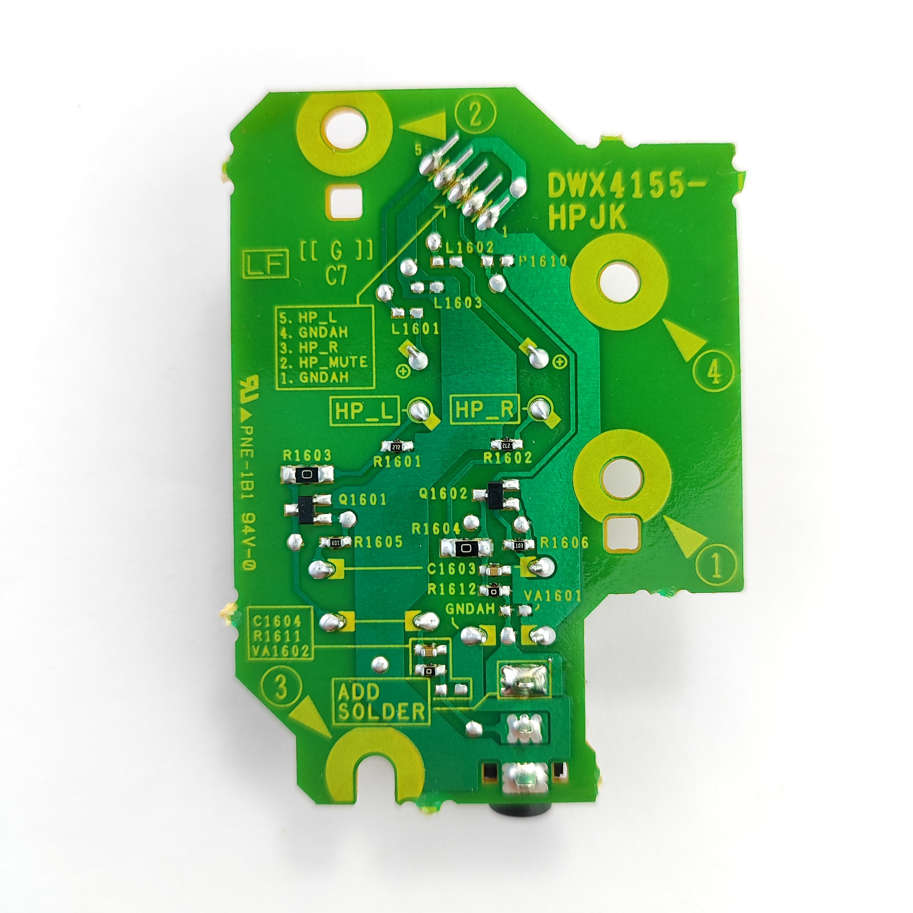 DWX4155 Headphone jack circuit board pcb HPJK for Pioneer DDJ-400 controller