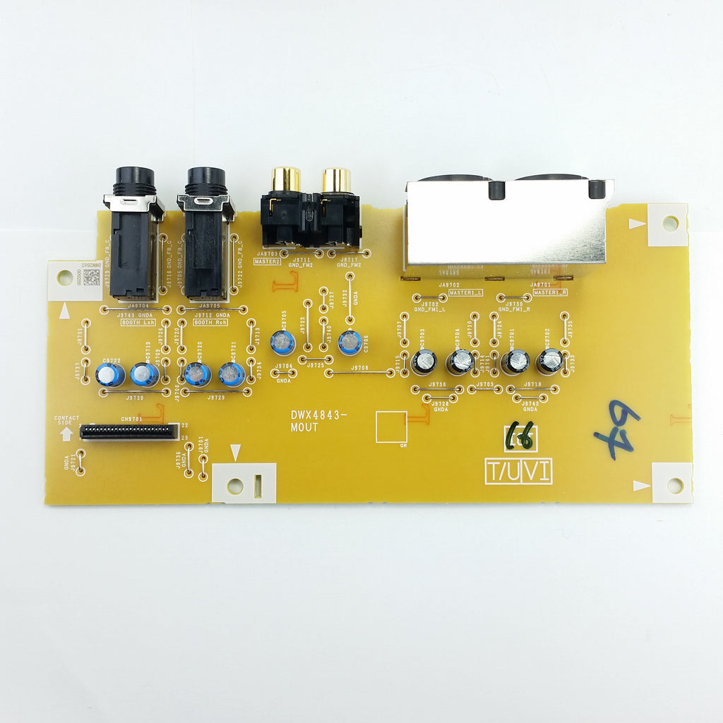 DWX4843 Master-Ausgang Booth-Buchse XLR RCA Leiterplatte PCB für Pioneer DDJ-FLX10