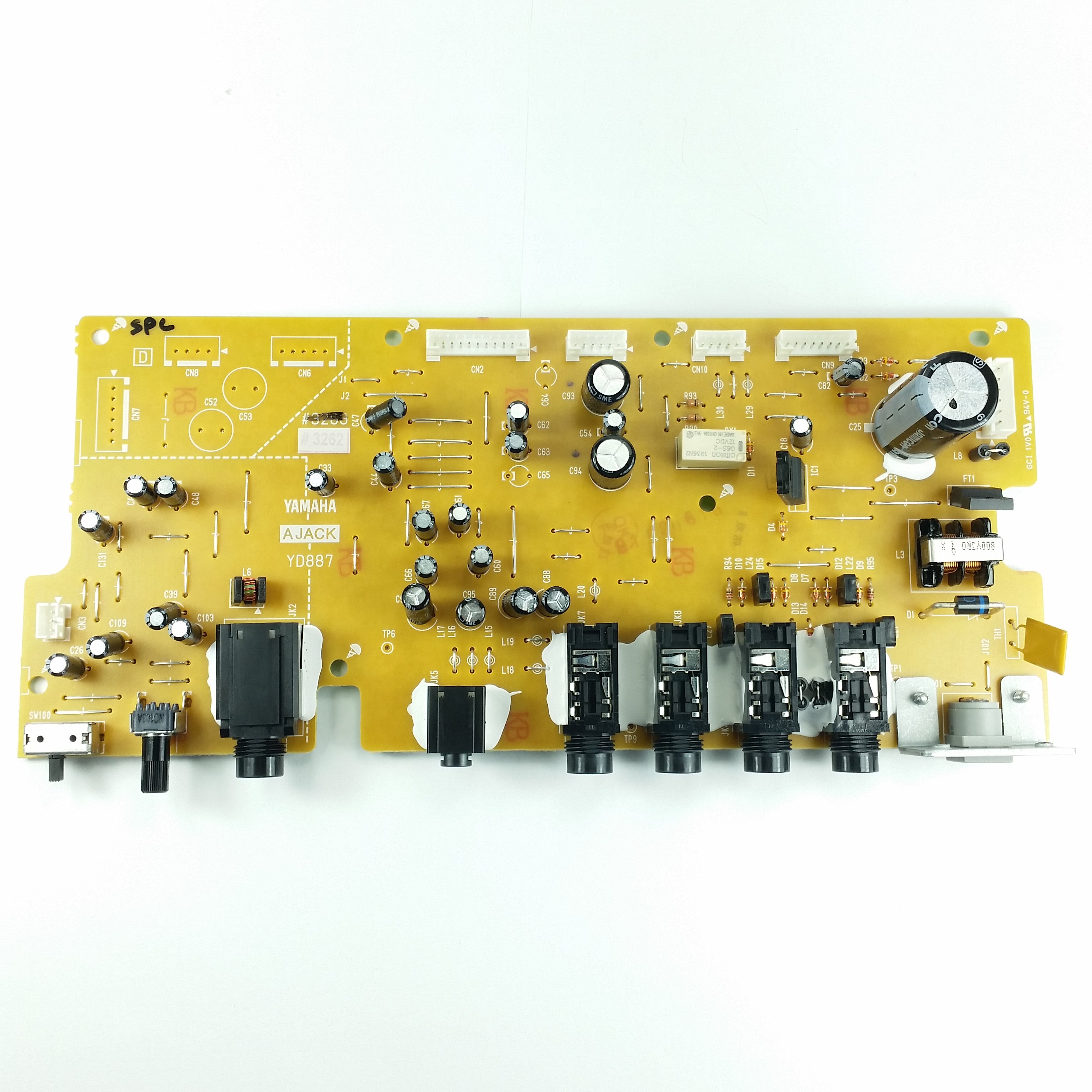 WZ435500 Jack foot pedal output mic DC-in circuit board for Yamaha PSR-S950