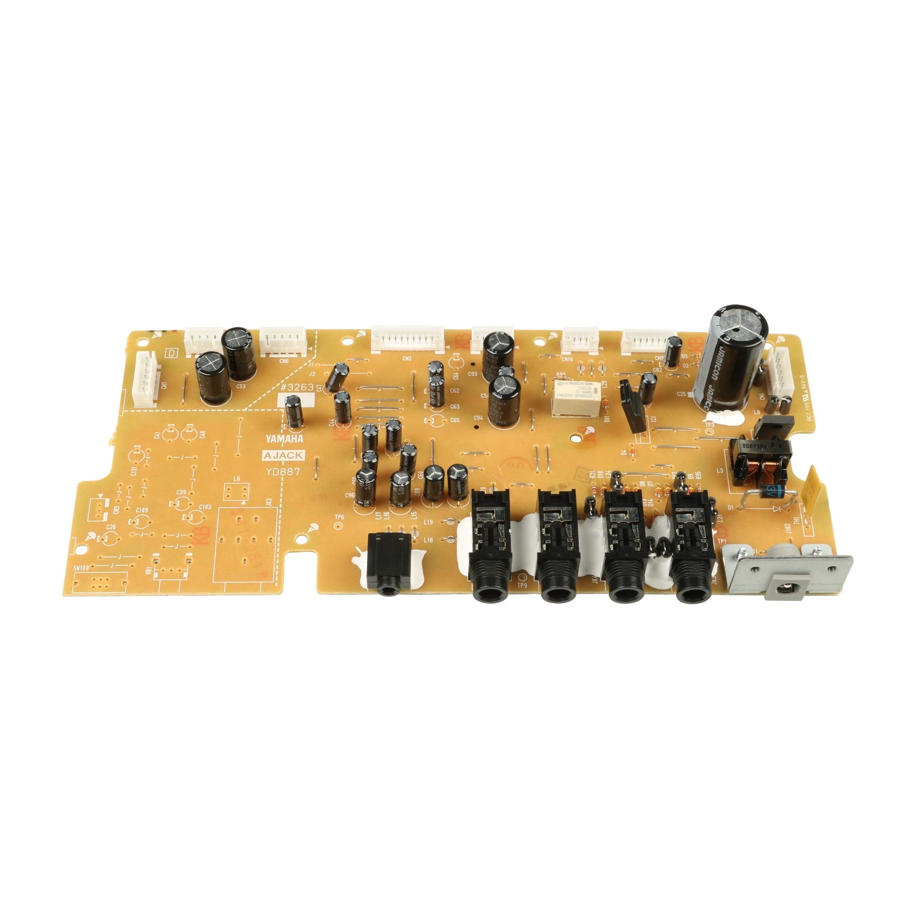WZ435600 Jack foot pedal output aux DC-in circuit board for Yamaha PSR-S750