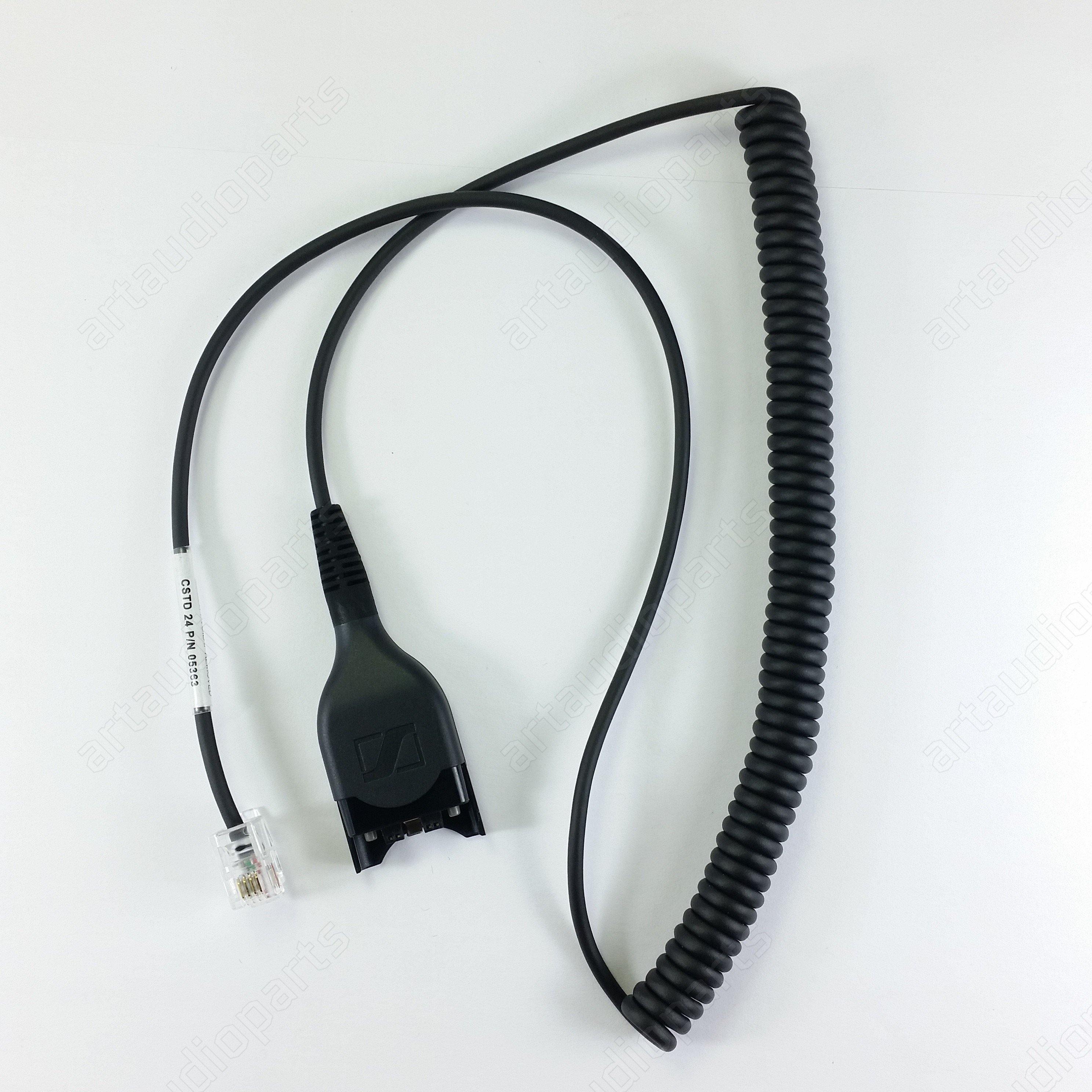 CSTD 24 Headset connection cable with standard microphone sensitivity for Sennheiser - ArtAudioParts