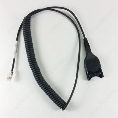 005365 Sennheiser CSDT 08 easy disconnect coiled headset cable RJ-9 plug - ArtAudioParts