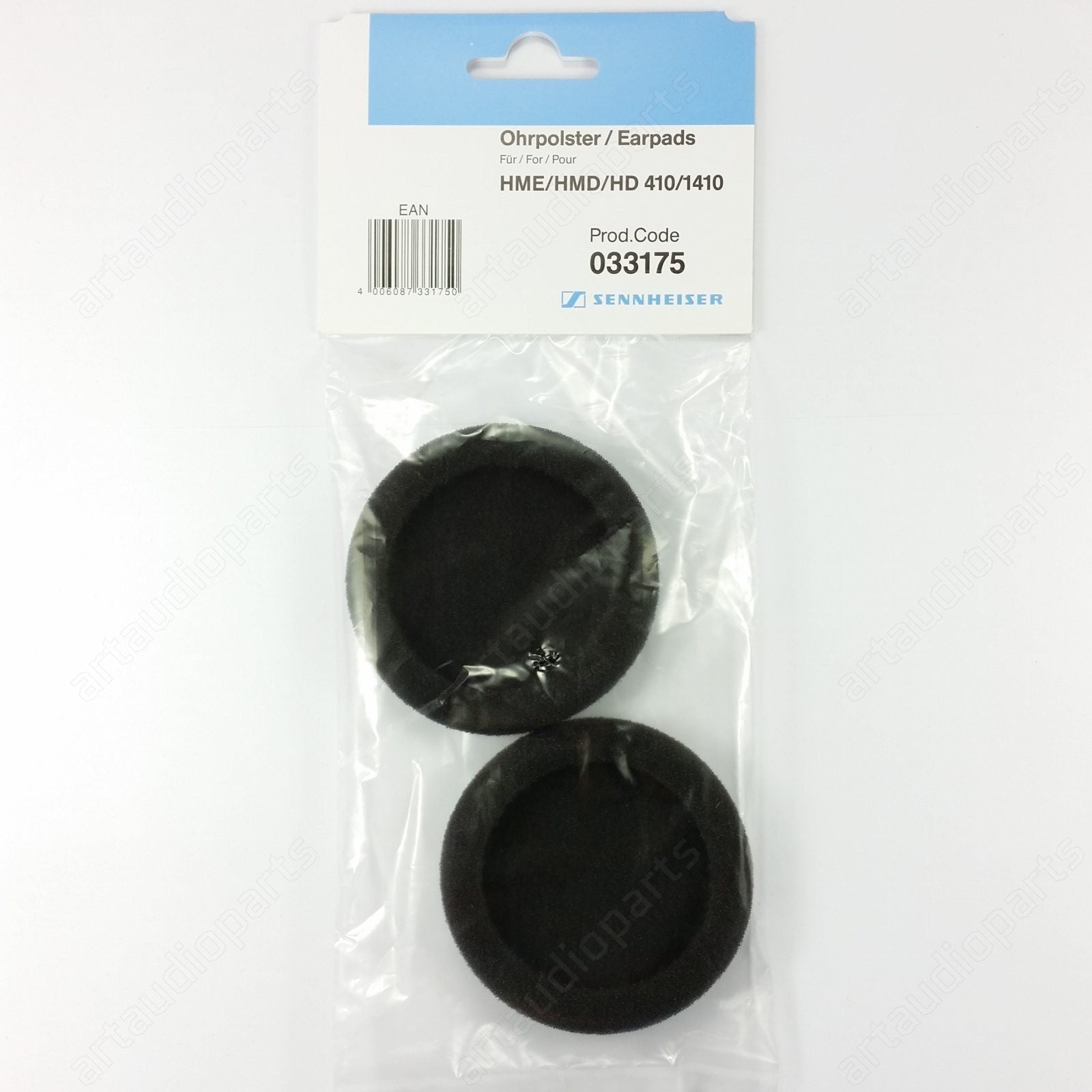 Earpads Pair Grey for Sennheiser HD-410 HMD-410 VMH-300 HME-1410