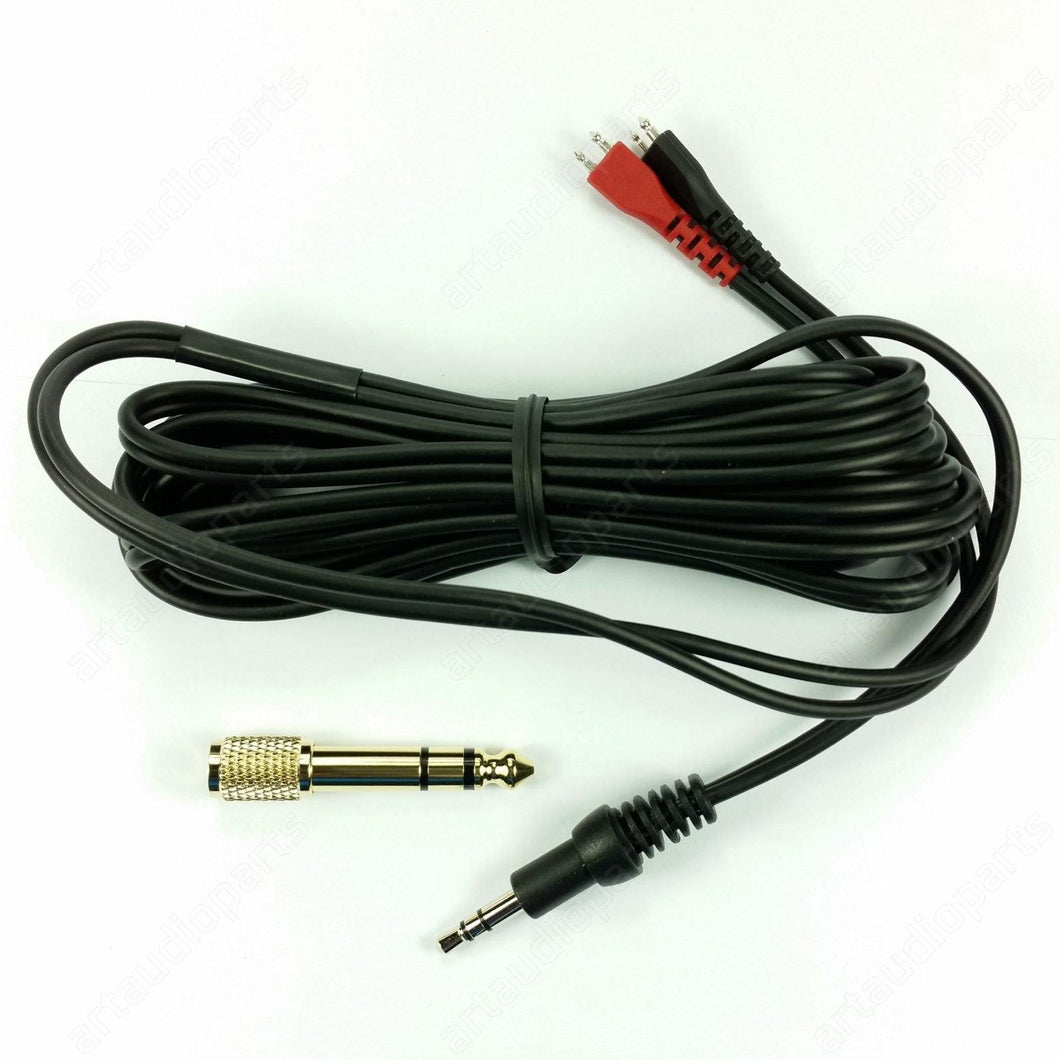 Straight Cable 3m-3.5mm stereo jack plug for Sennheiser HD224 HD230 HD410 HD414 - ArtAudioParts