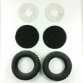 041299 Black velour Ear pads circular (1 pair) for Sennheiser HD 560 - ArtAudioParts