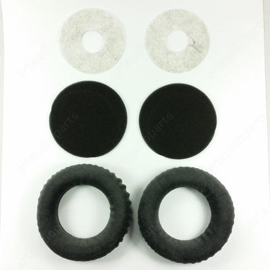 041299 Black velour Ear pads circular (1 pair) for Sennheiser HD 560 - ArtAudioParts