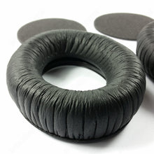 Load image into Gallery viewer, Black leatherette Earpads with foam disc (1 pair) for Sennheiser HD-535 HD-525
