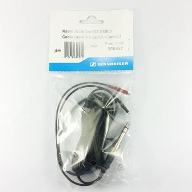 Headphone cable with 3.5mm jack plug/6.35mm jack adapter for Sennheiser HD430 - ArtAudioParts