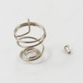 Power unit battery spring contact with tubular rivet for Sennheiser K6 mic power unit