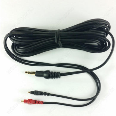 Headphones Cable 3m 3.5mm jack gold for Sennheiser HD-265-454-500-525-535-545-565-580-600 - ArtAudioParts