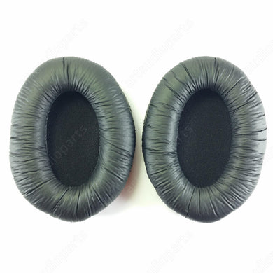 Leatherette Earpads (1 pair) black for Sennheiser EH150 EH250 HD202 HD203 HD207 - ArtAudioParts
