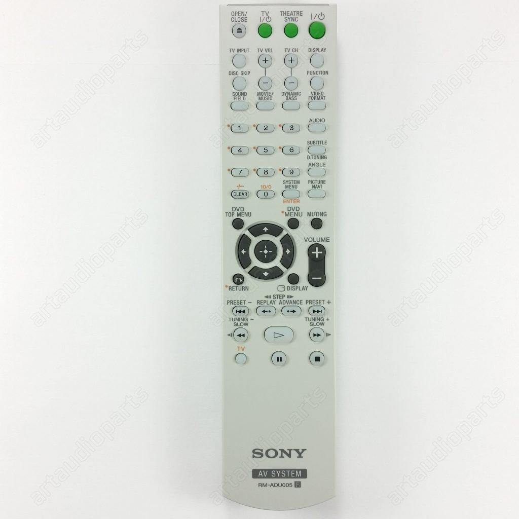 Original remote control RM-ADU005 for Sony DAV-DZ20 DAV-DZ230 DAV-DZ231 - ArtAudioParts