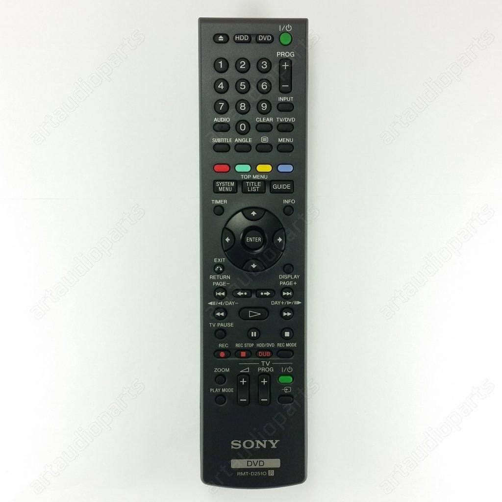 148070011 Remote Control RMT-D2510 for Sony RDR-HXD790 RDR-HXD890 - ArtAudioParts