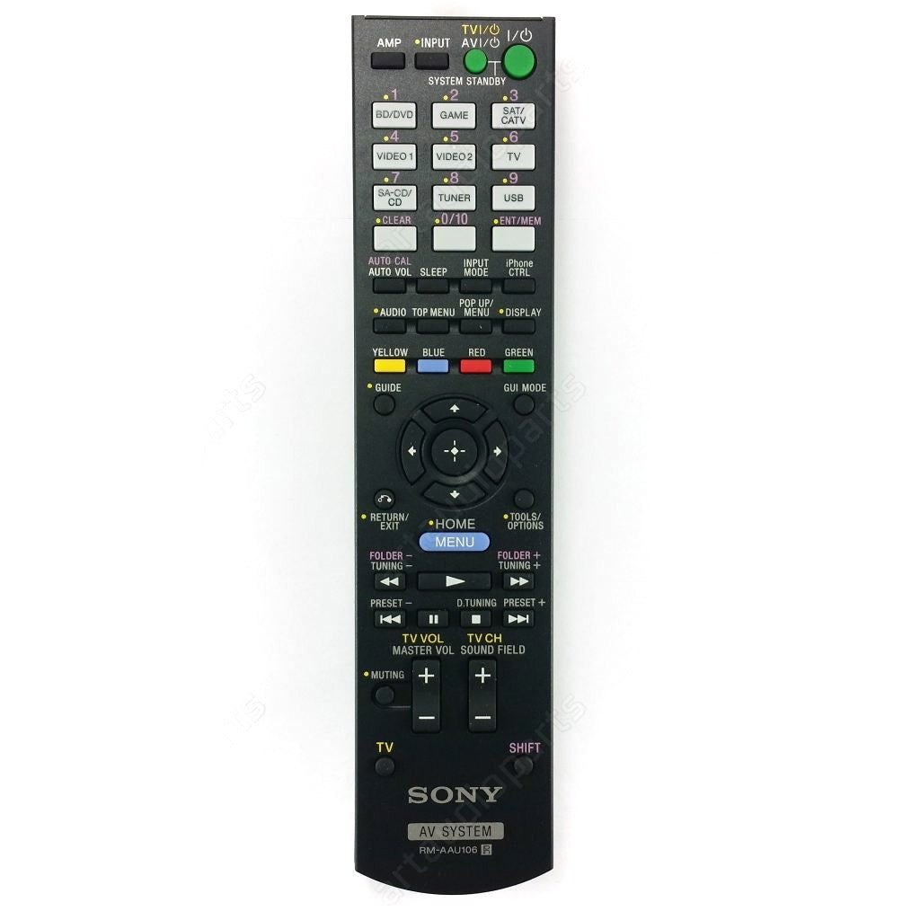 Original Remote Control RM-AAU106 for Sony STR-DH830 STR-DH720 STR-DH720HP