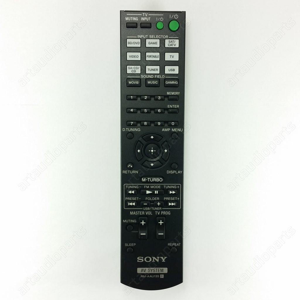 Remote Control RM-AAU135 for Sony HT-M3 HT-M5 HT-M7 STR-KM3 STR-KM5 STR-KM7 - ArtAudioParts