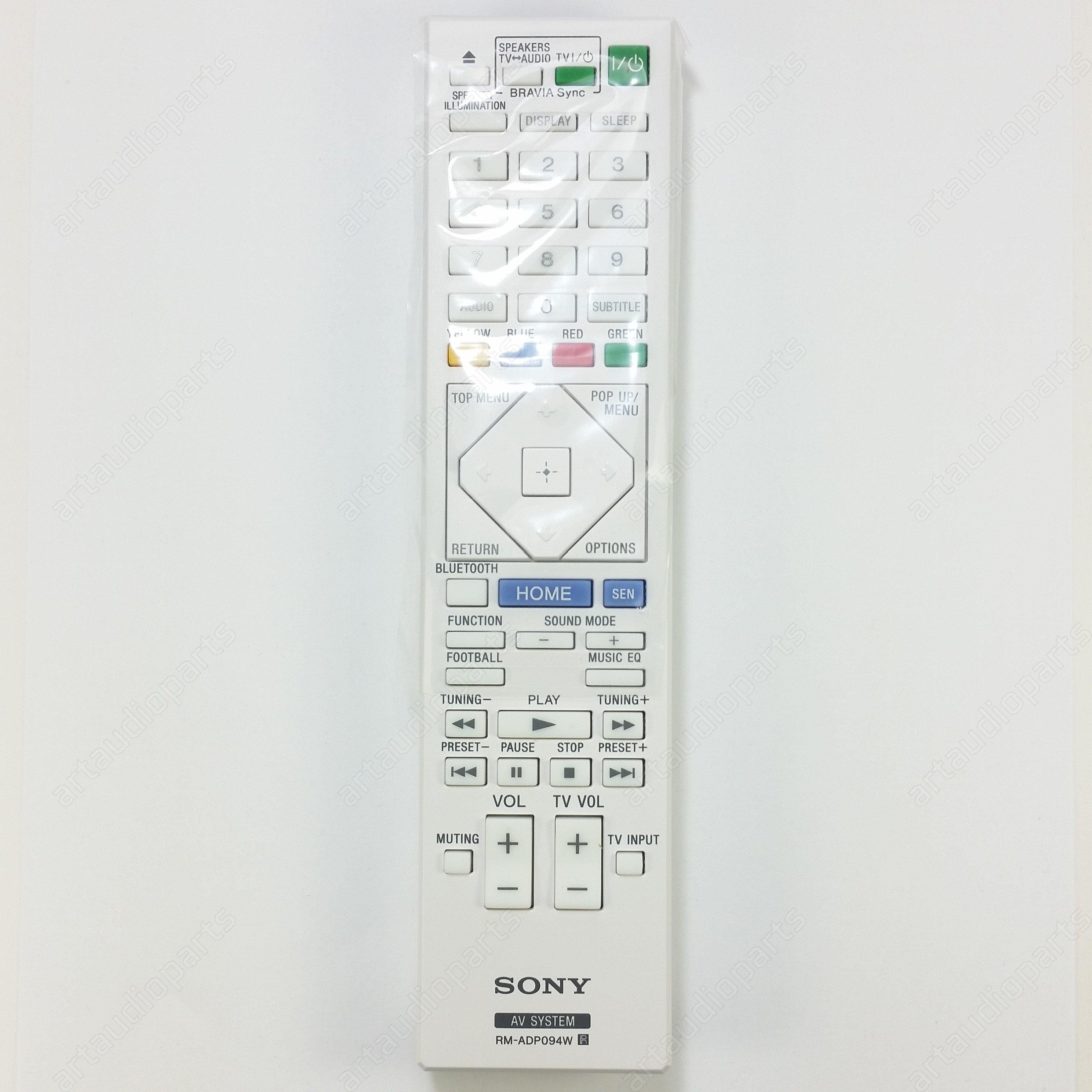 Remote Control RM-ADP094W for SONY BDV-N7100W BDV-N8100W BDV-N9100W BDV-N9100WL - ArtAudioParts