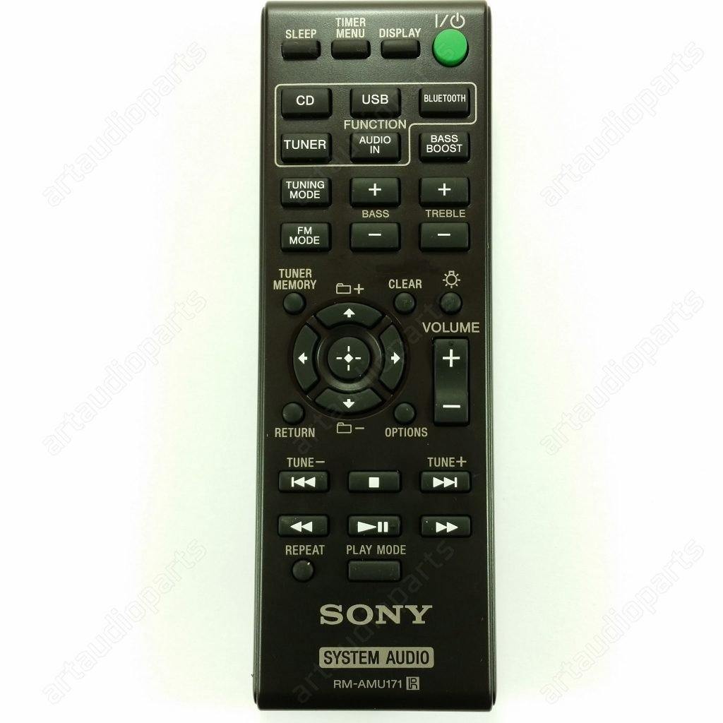 Original Remote Control RM-AMU171 for Sony CMT-BT60 CMT-BT60B CMT-BT80W - ArtAudioParts
