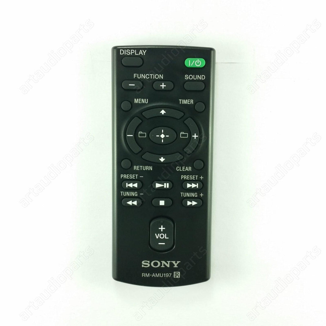 Remote Control RM-AMU197 for Sony CMT-X5CDB CMT-X7CD CMT-X5CD CMT-X7CDB - ArtAudioParts