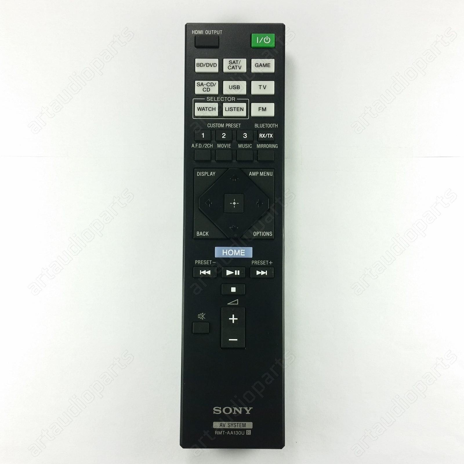 149301411 Remote Control RMT-AA130U for Sony Receiver STR-DN1060 STR-DN860 - ArtAudioParts
