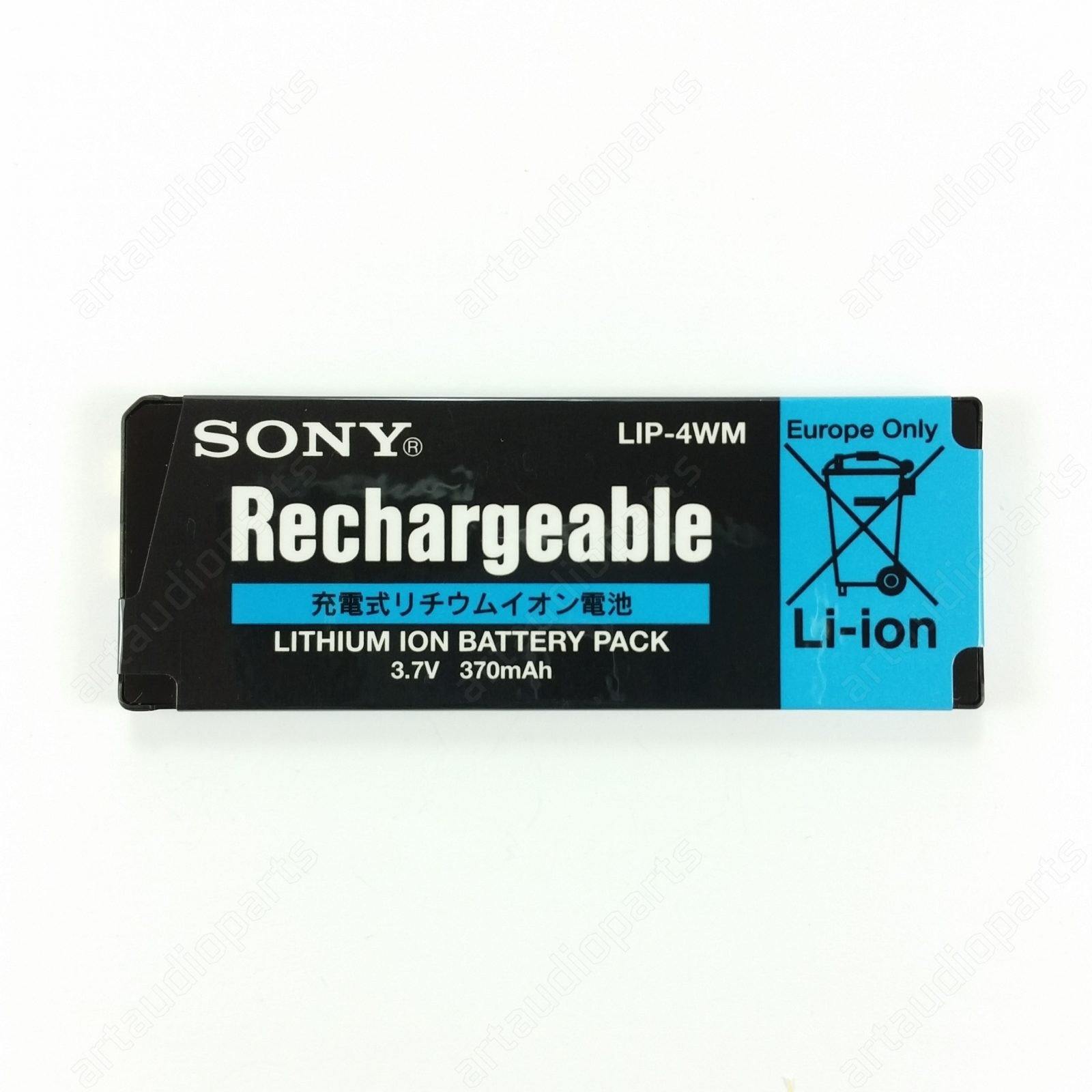 175642531 Battery Lithium (LIP-4WM) for Sony mini disc MZ-DH10P MZ-NH1 MZ-RH1 - ArtAudioParts