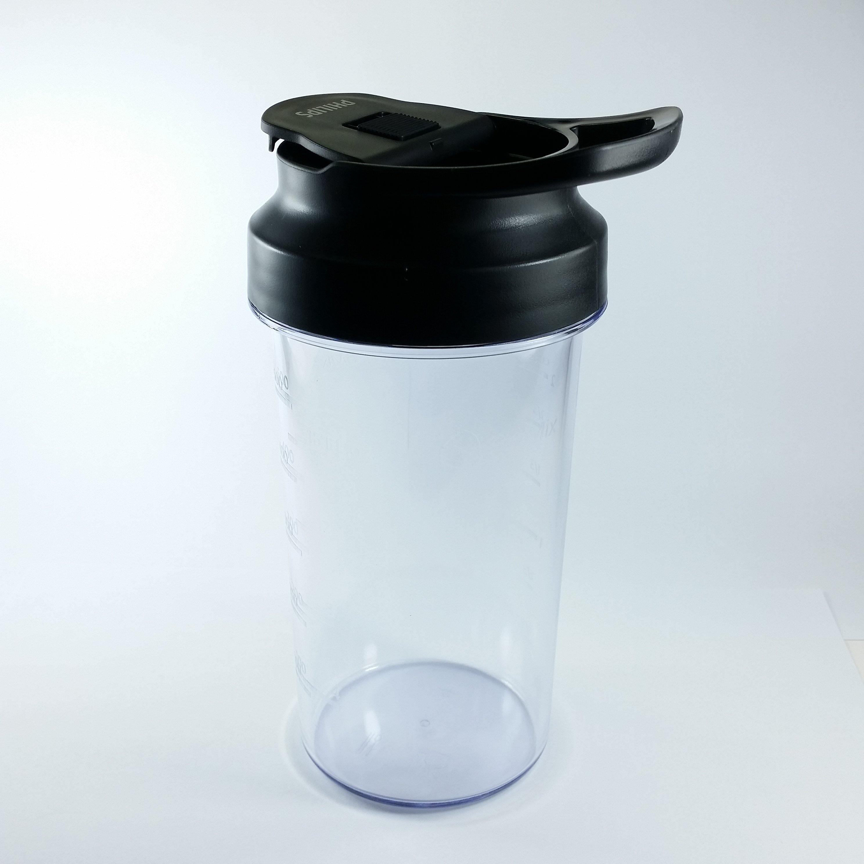 Bottle to go incl. Lid for PHILIPS HR2650 HR2651 HR2652 HR2653 HR2655 HR2656 HR2657 - ArtAudioParts