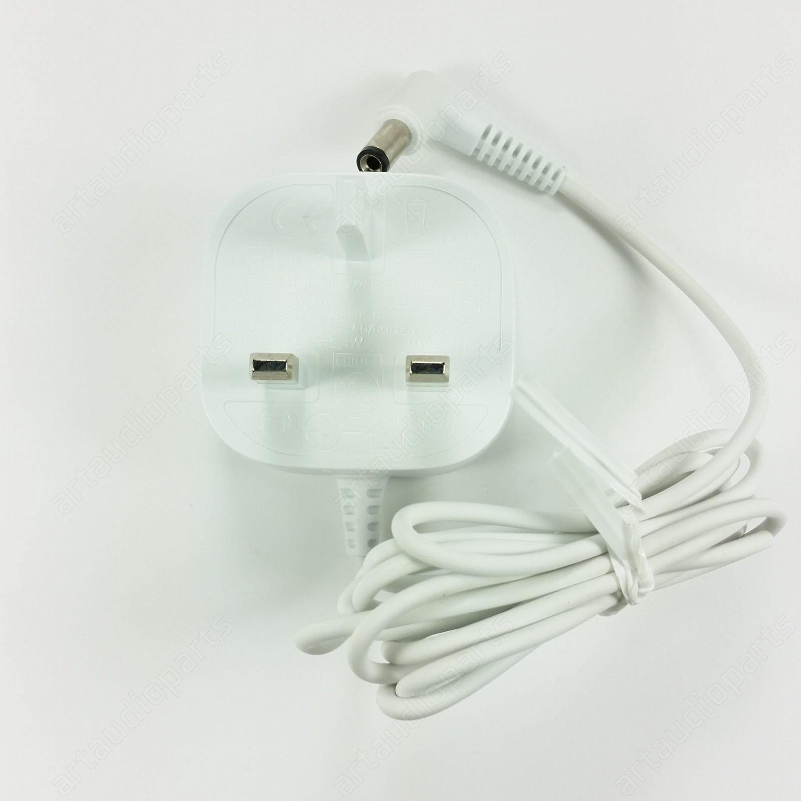 Power plug adapter UK for Philips Wake Up light HF3500 HF3505 HF3506 - ArtAudioParts