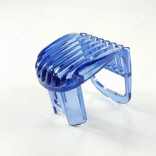 Load image into Gallery viewer, Small plastic blue trimmer comb for PHILIPS shaver QT4002 QT4003 - ArtAudioParts
