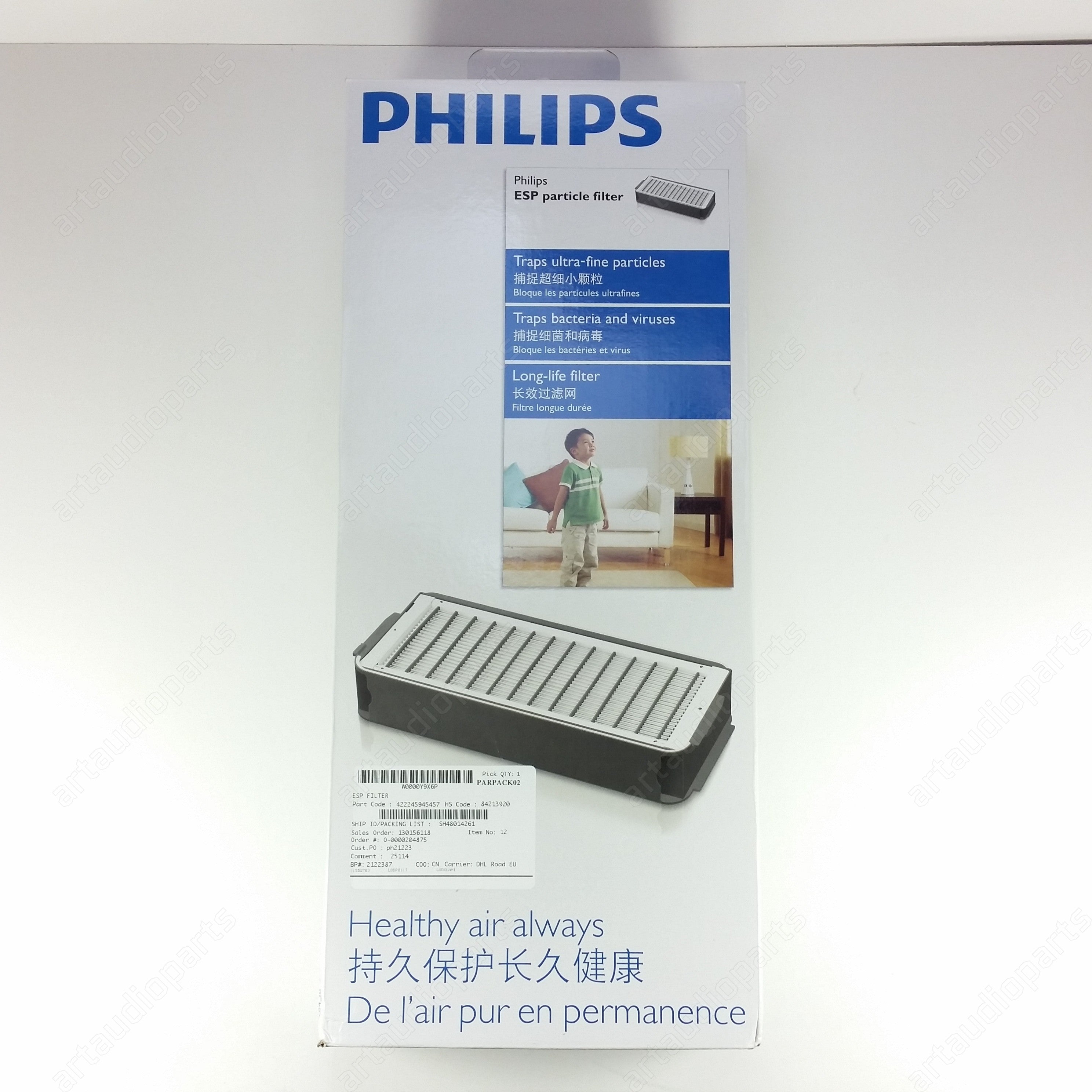 ESP Partikelfilter AC4108 für Philips AC4062 AC4063 AC4064 AC4065
