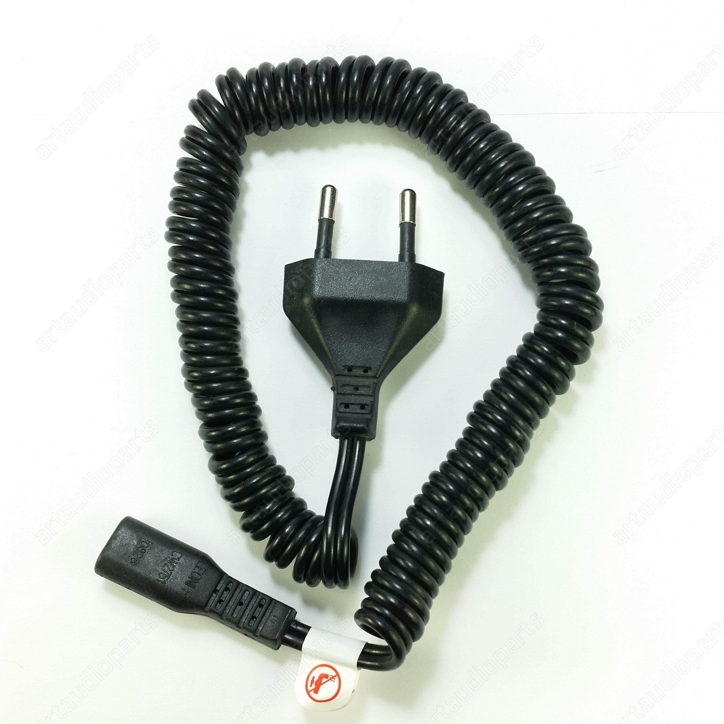 Power Cord EU for PHILIPS Shaver HQ342 HQ382 HQ3870 HQ4401 HQ4407 HQ4411 HQ4421 - ArtAudioParts