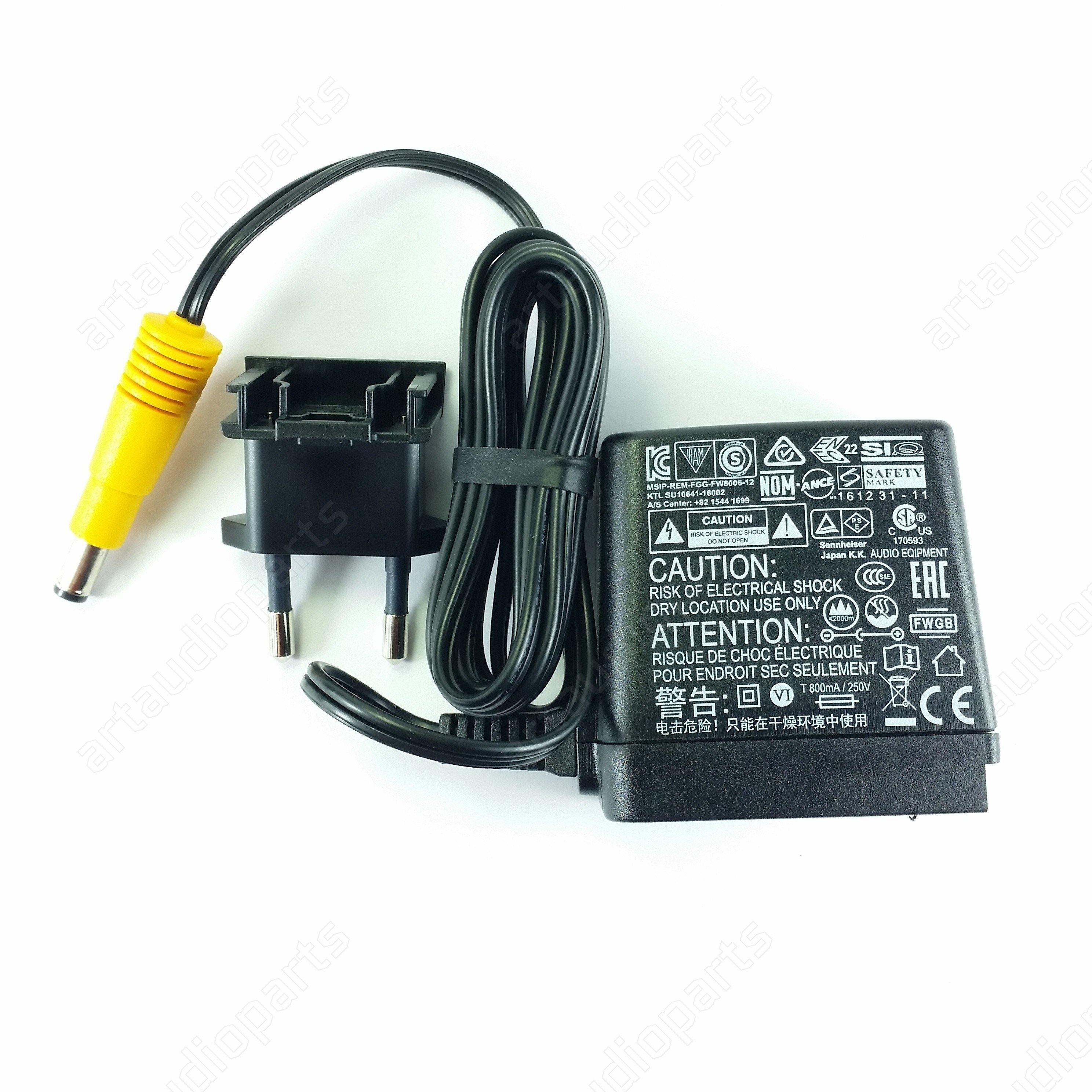 NT2-3 EU Power supply 12V-400mA for Sennheiser Evolution Wireless G1 G2 G3 kits - ArtAudioParts