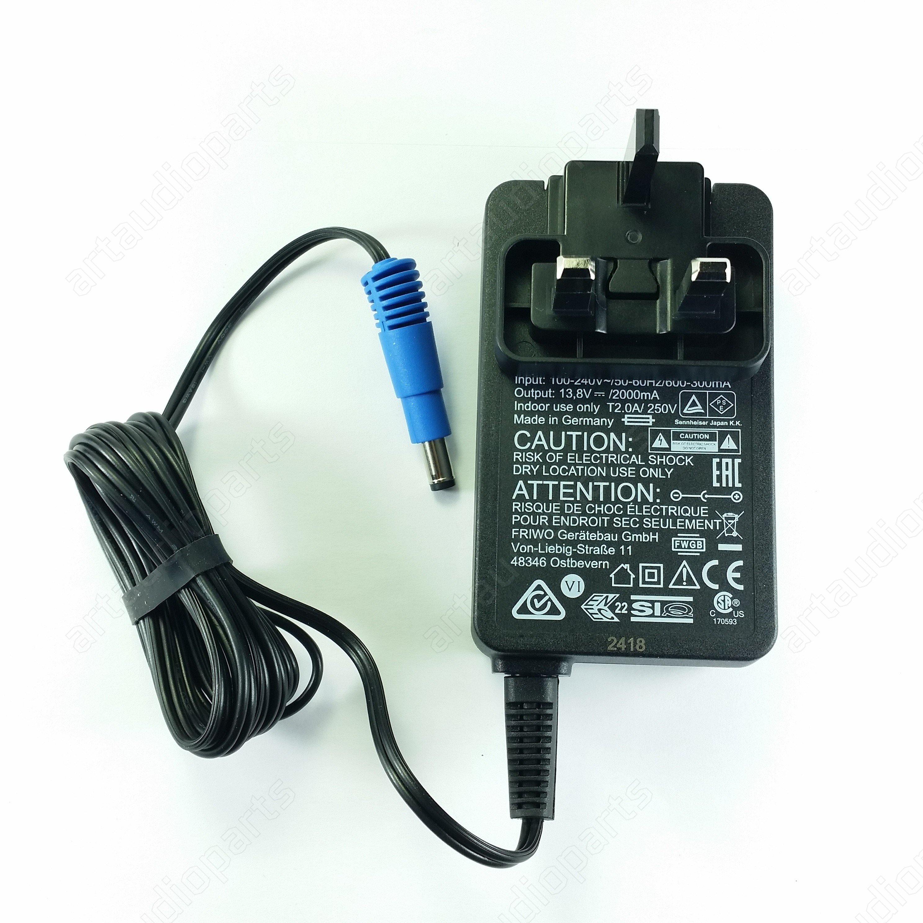 NT1-1 UK Power supply 13.8V 2.0A for Sennheiser antenna ASA-1 - ArtAudioParts