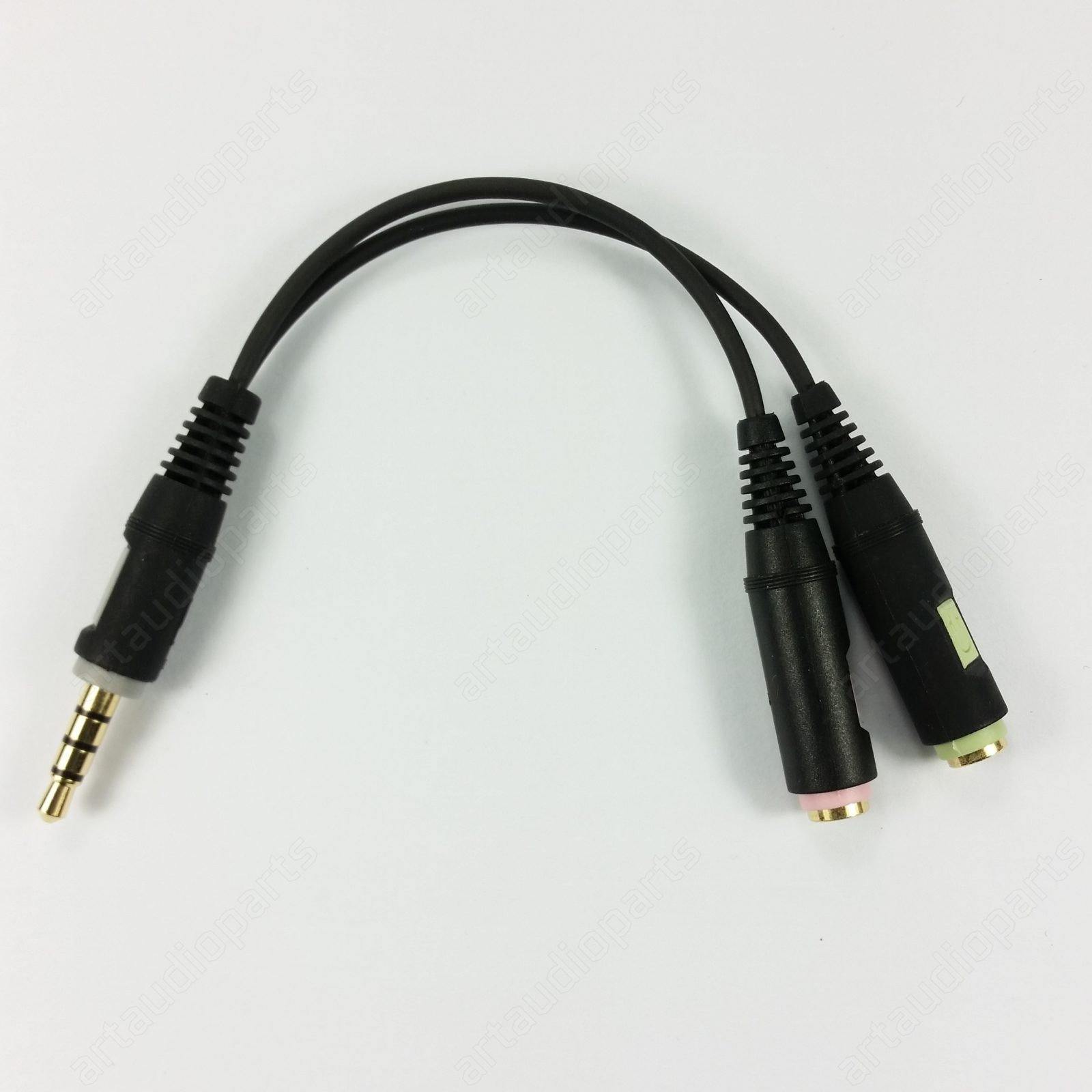PCV 05 Combo audio adapter PC Mac PS4 Sfor Sennheiser PC100 PC11 PC121 PC131 - ArtAudioParts