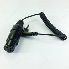 Load image into Gallery viewer, KA600 Short coiled mic cable XLR3F to 3.5 mm jack for Sennheiser MKE-600 - ArtAudioParts
