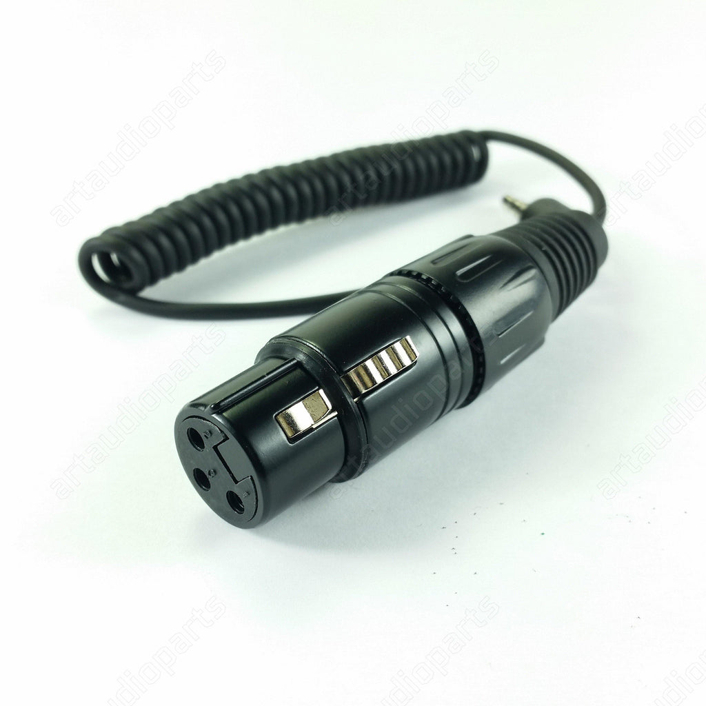 KA600 Short coiled mic cable XLR3F to 3.5 mm jack for Sennheiser MKE-600 - ArtAudioParts