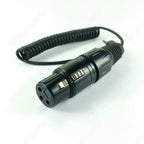 KA600 Short coiled mic cable XLR3F to 3.5 mm jack for Sennheiser MKE-600 - ArtAudioParts