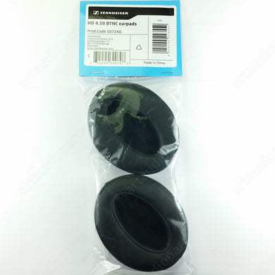 Replacement Black Leatherette Earpads (1 Pair) for Sennheiser HD 4.50 BTNC - ArtAudioParts