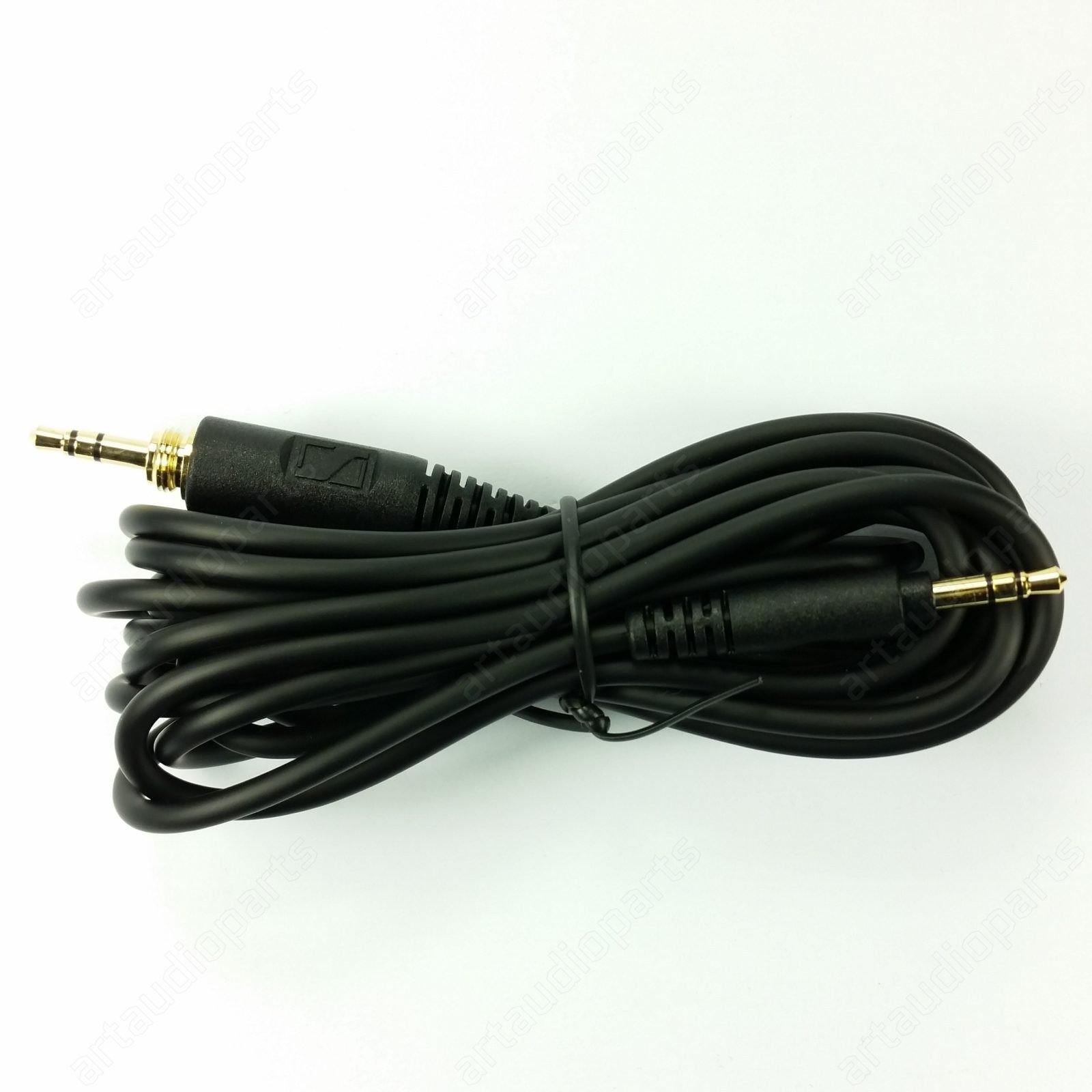 Cable straight 3.5mm to 3.5mm stereo jack plug (3m) for Sennheiser HD-465 HD-485 - ArtAudioParts
