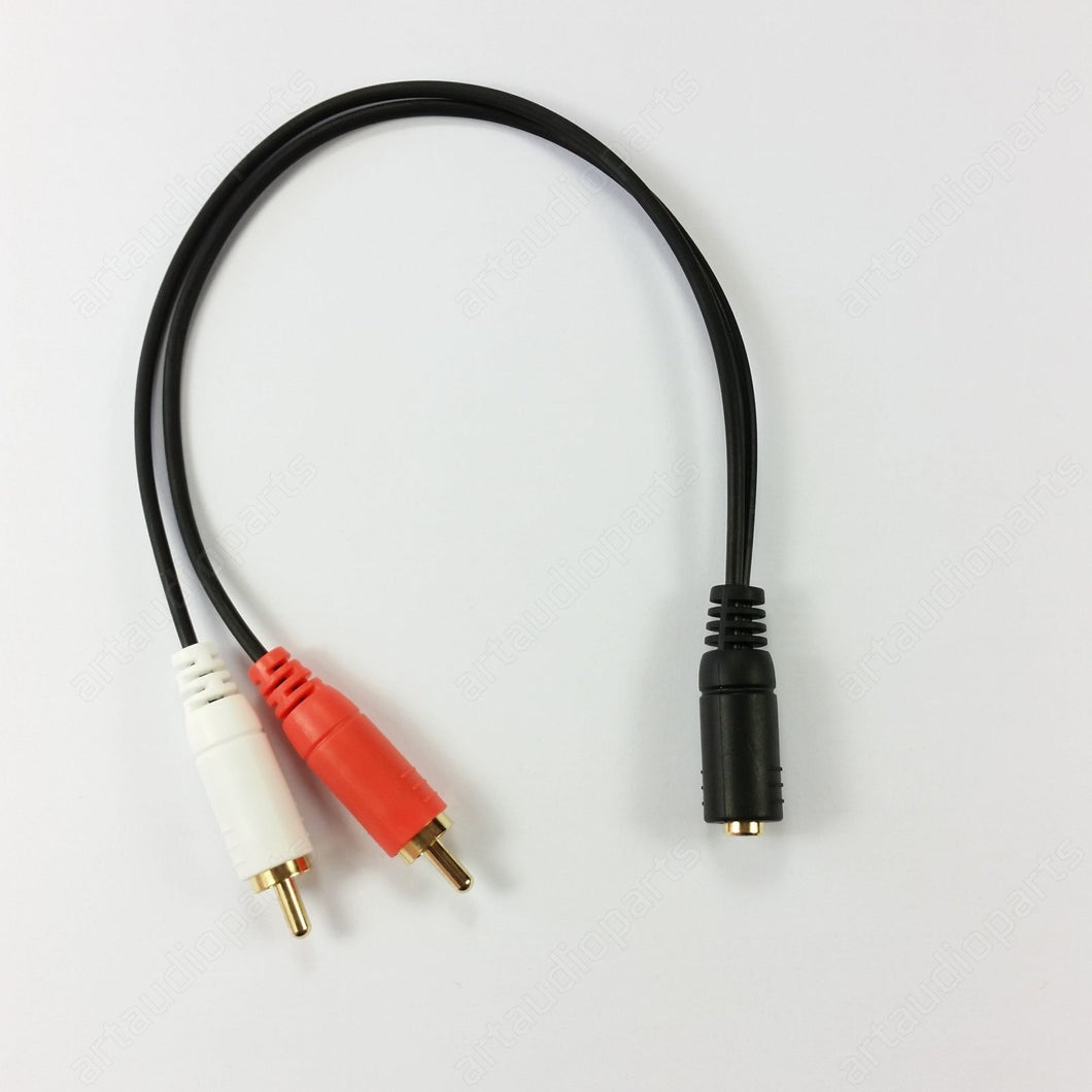 Jack adapter 3.5mm to RCA-Phono for Sennheiser IS410TV RS170 RS180 RS4200 SET900